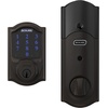 image:imageSCHLAGE BE469ZP CEN 622 Connect Smart Deadbolt with alarm with Century Trim in Matte Black ZWave Plus enabledAged Bronze