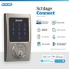 image:imageSCHLAGE BE469ZP CEN 622 Connect Smart Deadbolt with alarm with Century Trim in Matte Black ZWave Plus enabledAged Bronze