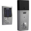 image:imageSCHLAGE BE469ZP CEN 622 Connect Smart Deadbolt with alarm with Century Trim in Matte Black ZWave Plus enabledBright Chrome