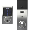 image:imageSCHLAGE BE469ZP CEN 622 Connect Smart Deadbolt with alarm with Century Trim in Matte Black ZWave Plus enabledBright Chrome