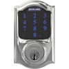 image:imageSCHLAGE BE469ZP CEN 622 Connect Smart Deadbolt with alarm with Century Trim in Matte Black ZWave Plus enabledBright Chrome