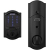 image:imageSCHLAGE BE469ZP CEN 622 Connect Smart Deadbolt with alarm with Century Trim in Matte Black ZWave Plus enabledMatte Black