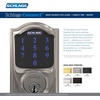 image:imageSCHLAGE BE469ZP CEN 622 Connect Smart Deadbolt with alarm with Century Trim in Matte Black ZWave Plus enabledMatte Black