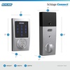 image:imageSCHLAGE BE469ZP CEN 622 Connect Smart Deadbolt with alarm with Century Trim in Matte Black ZWave Plus enabledSatin Chrome