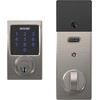 image:imageSCHLAGE BE469ZP CEN 622 Connect Smart Deadbolt with alarm with Century Trim in Matte Black ZWave Plus enabledSatin Nickel