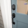 image:imageSchlage Arrive Smart WiFi Deadbolt Lock with Remsen Trim Satin NickelMatte Black