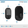 image:imageSchlage Arrive Smart WiFi Deadbolt Lock with Remsen Trim Satin NickelMatte Black