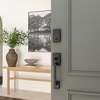 image:imageSchlage Arrive Smart WiFi Deadbolt Lock with Remsen Trim Satin NickelMatte Black