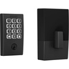 image:imageSchlage Arrive Smart WiFi Deadbolt Lock with Remsen Trim Satin NickelMatte Black