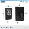 image:imageSchlage Arrive Smart WiFi Deadbolt Lock with Remsen Trim Satin NickelMatte Black