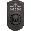 image:imageSchlage Electronic Keypad Deadbolt Lock Camelot Trim Antique BrassAged Bronze