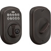 image:imageSchlage Electronic Keypad Deadbolt Lock Camelot Trim Antique BrassAged Bronze