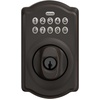 image:imageSchlage Electronic Keypad Deadbolt Lock Camelot Trim Antique BrassAged Bronze