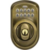 image:imageSchlage Electronic Keypad Deadbolt Lock Camelot Trim Antique BrassAntique Brass