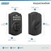 image:imageSchlage Electronic Keypad Deadbolt Lock Camelot Trim Matte Black1