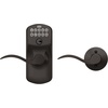 image:imageSchlage Electronic Keypad Lock Lever Handle Camelot Trim Satin NickelAged Bronze
