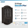 image:imageSchlage Encode Plus Smart WiFi Deadbolt Lock Tap to Unlock Aged BronzeAged Bronze
