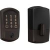image:imageSchlage Encode Smart WiFi Deadbolt Lock with Century Trim Satin NickelAged Bronze