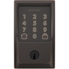 image:imageSchlage Encode Smart WiFi Deadbolt Lock with Century Trim Satin NickelAged Bronze