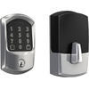 image:imageSchlage Encode Smart WiFi Deadbolt Lock with Century Trim Satin NickelBright Chrome