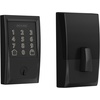 image:imageSchlage Encode Smart WiFi Deadbolt Lock with Century Trim Satin NickelMatte Black