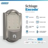 image:imageSchlage Encode Smart WiFi Deadbolt Lock with Century Trim Satin NickelSatin Nickel