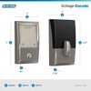image:imageSchlage Encode Smart WiFi Deadbolt Lock with Century Trim Satin NickelSatin Nickel
