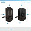 image:imageSchlage Encode Smart WiFi Lock Lever Handle Camelot Trim Aged BronzeAged Bronze