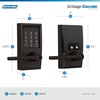 image:imageSchlage Encode Smart WiFi Lock Lever Handle Camelot Trim Aged BronzeAged Bronze