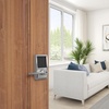 image:imageSchlage Encode Smart WiFi Lock Lever Handle Camelot Trim Aged BronzeBright Chrome