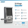 image:imageSchlage Encode Smart WiFi Lock Lever Handle Camelot Trim Aged BronzeBright Chrome
