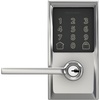 image:imageSchlage Encode Smart WiFi Lock Lever Handle Camelot Trim Aged BronzeBright Chrome
