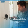 image:imageSchlage Encode Smart WiFi Lock Lever Handle Camelot Trim Aged BronzeMatte Black