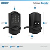 image:imageSchlage Encode Smart WiFi Lock Lever Handle Camelot Trim Aged BronzeMatte Black