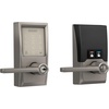 image:imageSchlage Encode Smart WiFi Lock Lever Handle Camelot Trim Aged BronzeSatin Nickel