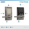 image:imageSchlage Encode Smart WiFi Lock Lever Handle Camelot Trim Aged BronzeSatin Nickel