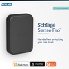 image:imageSchlage Sense Pro UWB Smart Deadbolt Lock HandsFree Unlock Matte BlackMatte Black