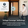 image:imageSchlage Sense Pro UWB Smart Deadbolt Lock HandsFree Unlock Matte BlackSatin Nickel