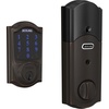 image:imageSCHLAGE BE469ZP CEN 622 Connect Smart Deadbolt with alarm with Century Trim in Matte Black ZWave Plus enabledAged Bronze