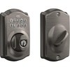 image:imageSchlage Electronic Keypad Deadbolt Lock Camelot Trim Antique BrassAntique Pewter