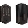 image:imageSchlage Encode Smart WiFi Deadbolt Lock with Century Trim Satin NickelAged Bronze