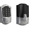 image:imageSchlage Encode Smart WiFi Deadbolt Lock with Century Trim Satin NickelBright Chrome