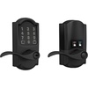 image:imageSchlage Encode Smart WiFi Lock Lever Handle Camelot Trim Aged BronzeMatte Black