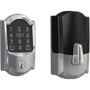 image:imageSchlage Encode Plus Smart WiFi Deadbolt Lock Tap to Unlock Aged BronzeBright Chrome